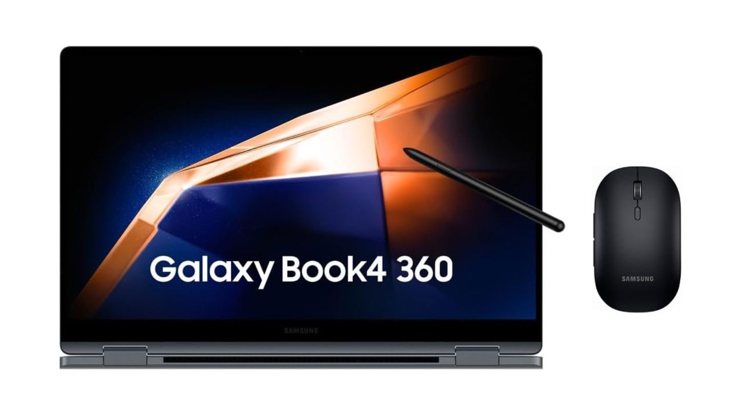 Convertible, con potencia real, y con stylus y ratón incluidos: el Samsung Galaxy Book4 360 se desploma 300 euros, es la ganga que buscabas