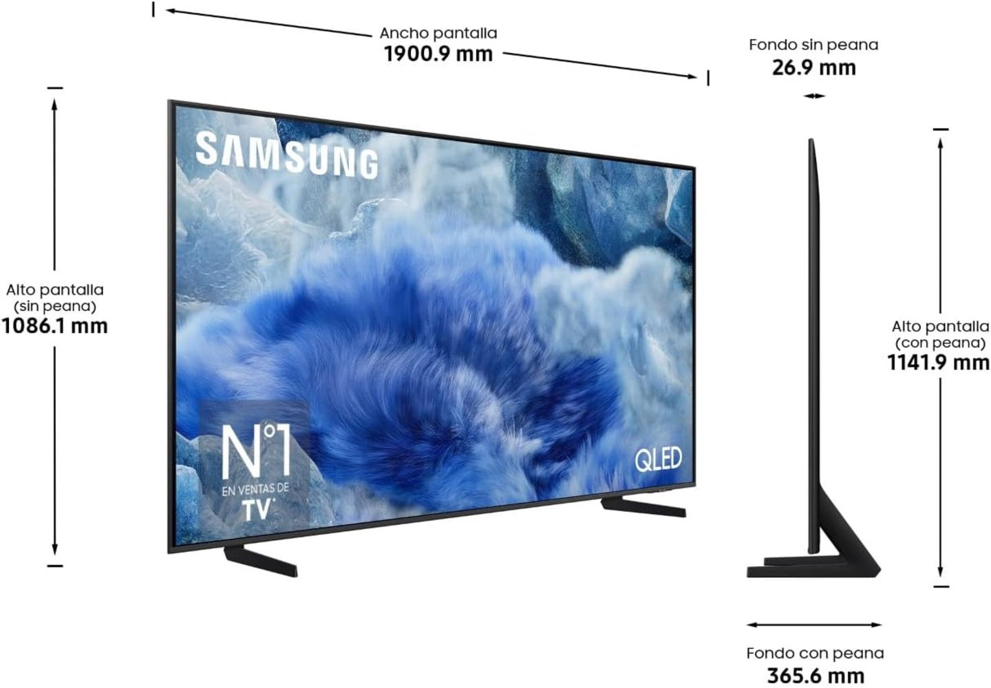 Samsung TV Q8F 85 pulgadas