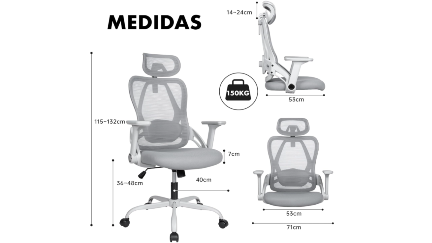 Silla de Oficina Ergonómica TLV-AM-HOC3505