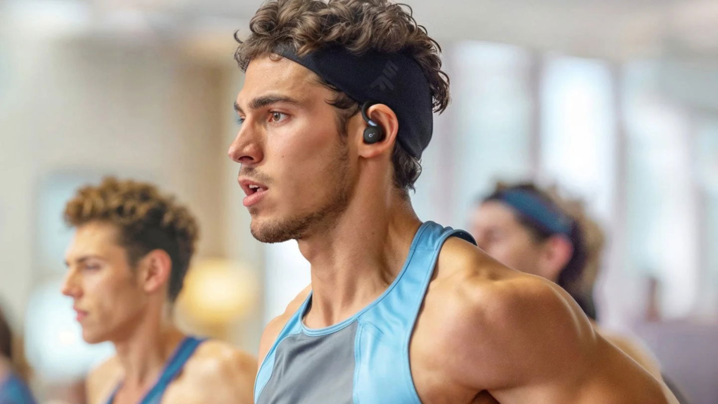 Entrena en serio con los auriculares deportivos que no se caen ni aunque corras a ritmo de récord: ANC, ganchos giratorios y 48 horas de batería por menos de 66 euros