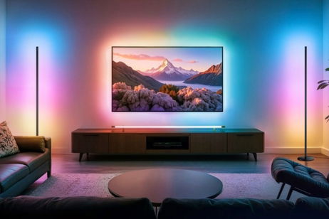 Transforma cualquier espacio en algo nuevo y con descuento: lámpara de pie WiFi con 16 millones de colores