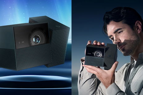 Hasta 150 pulgadas de pantalla y batería integrada: proyector 1080p portátil y muy bonito con 100 euros de rebaja Hasta 150 pulgadas de pantalla y batería integrada: proyector 1080p portátil y muy bonito con 100 euros de rebaja