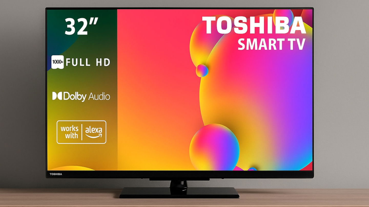 Tu dormitorio, ahora con cine gracias a esta Toshiba Full HD con HDR y control por voz, que está a preciazo