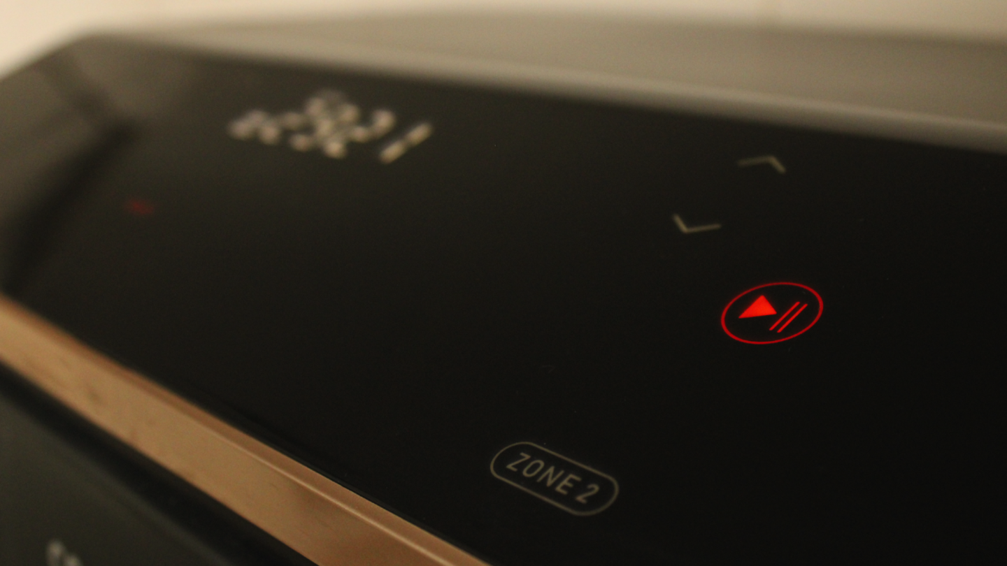 Botón de comenzar cocción en Cosori Dual Blaze Twinfry