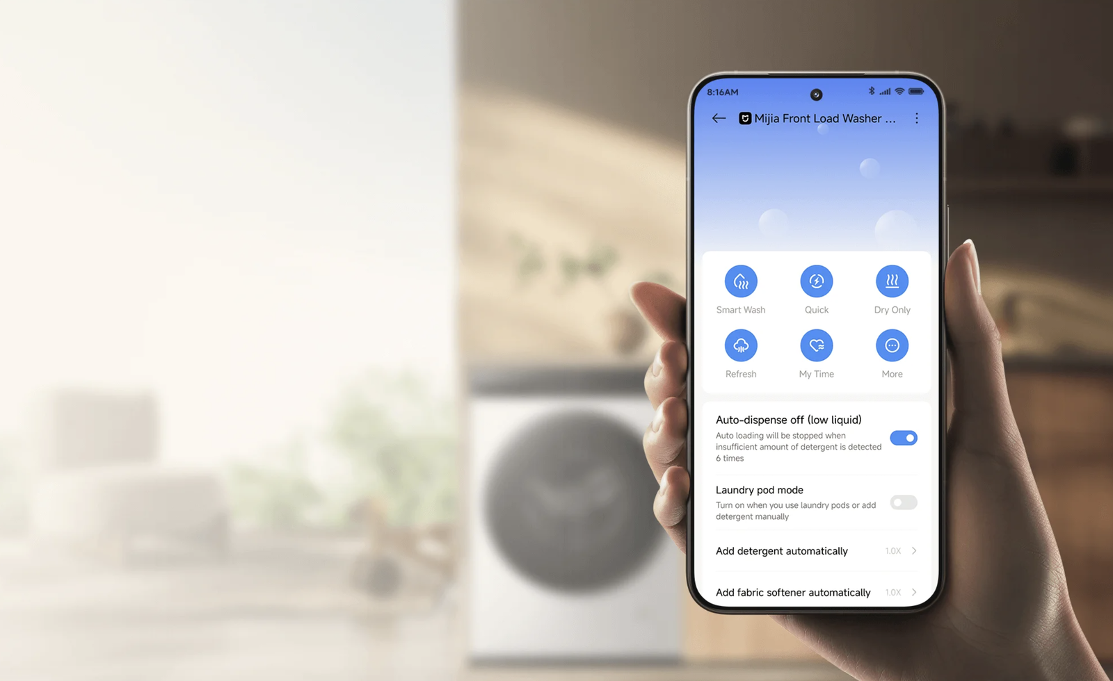 Xiaomi lanza en España su primera lavadora-secadora: cuesta menos de 600 euros