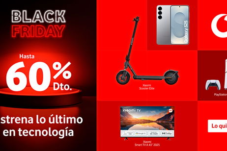 Vodafone se adelanta al Black Friday 2025 con descuentos en tecnología de hasta el 60 % y una nueva tarifa todo en uno
