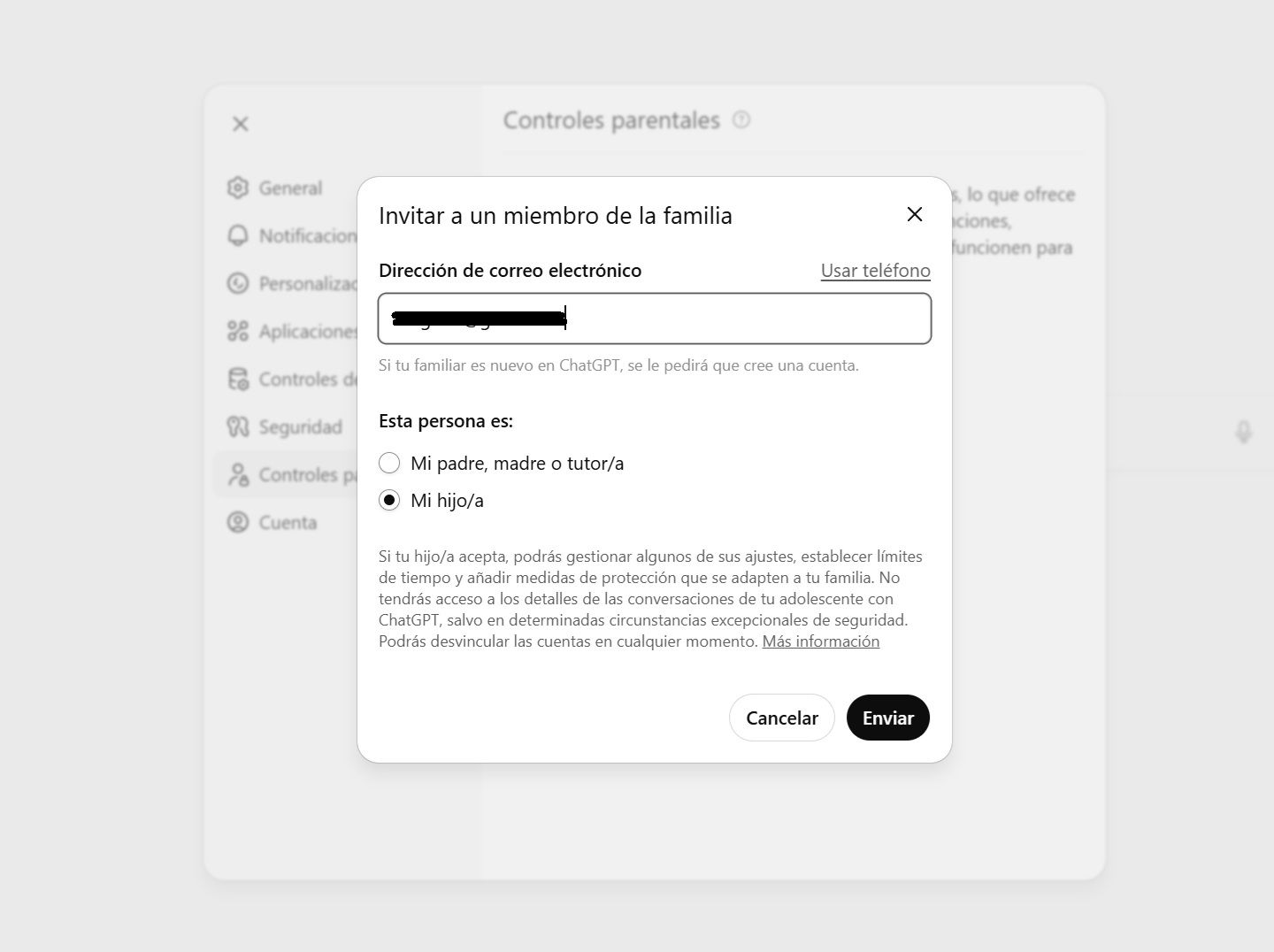 Control parental en ChatGPT: cómo configurarlo paso a paso y proteger a tus hijos