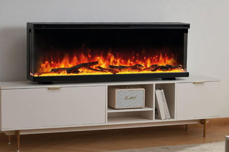La chimenea eléctrica panorámica que convierte tu salón en refugio está más barata que nunca La chimenea eléctrica panorámica que convierte tu salón en refugio está más barata que nunca