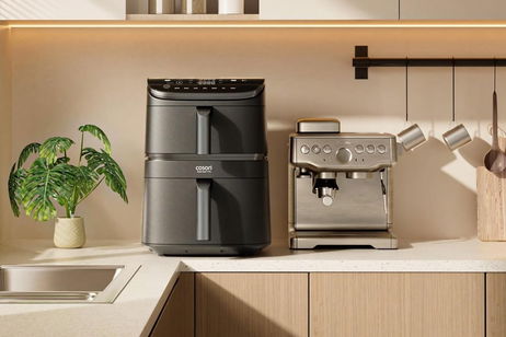 Esta freidora de aire con doble capacidad y mucha potencia se hunde semanas antes del Black Friday