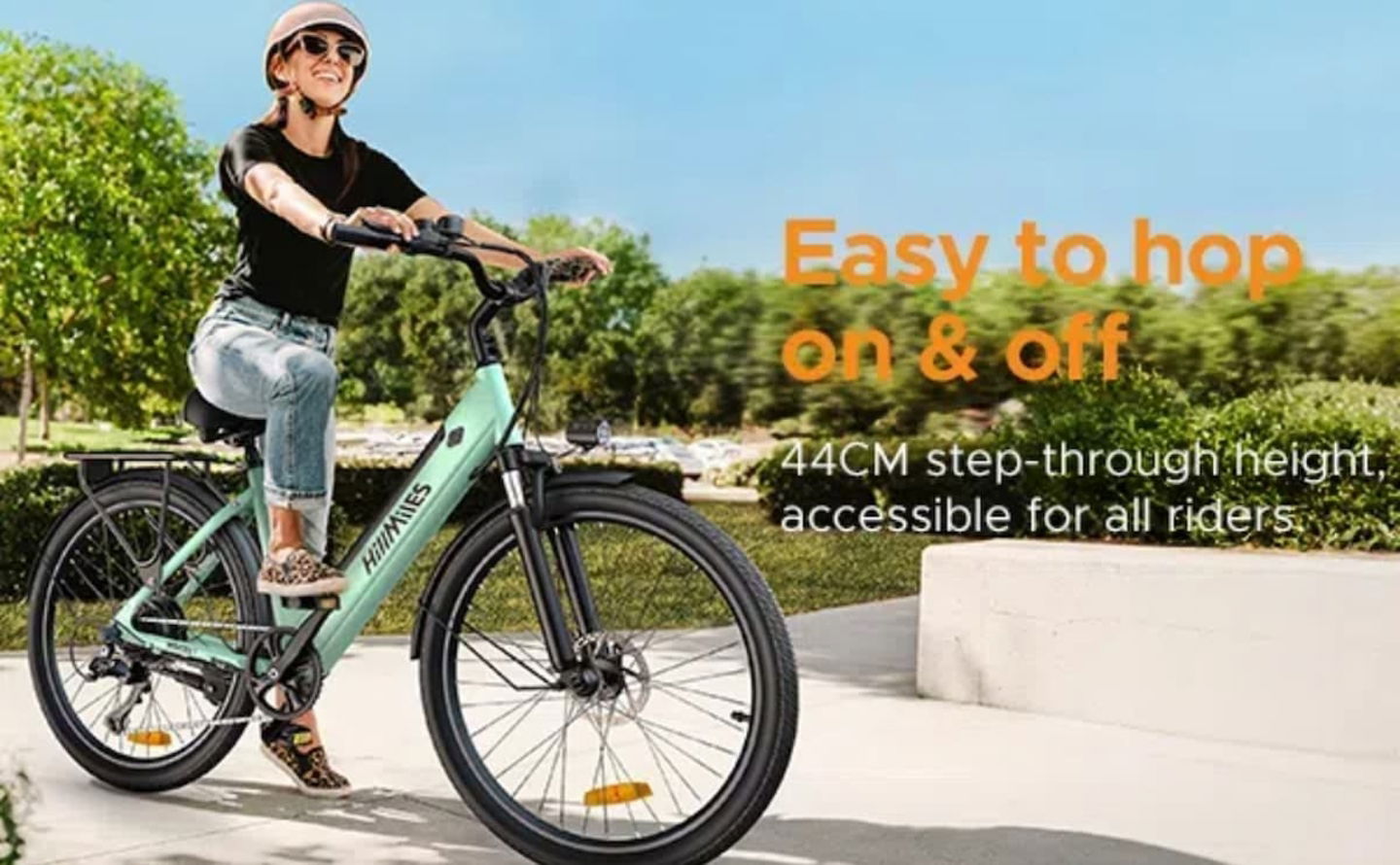 Esta estupenda bici eléctrica tiene muchas características Premium, pero un precio de derribo