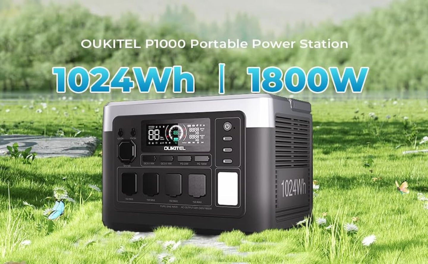 Hazte con esta genial estación de energía de OUKITEL y ten un respaldo energético para tus dispositivos en casa
