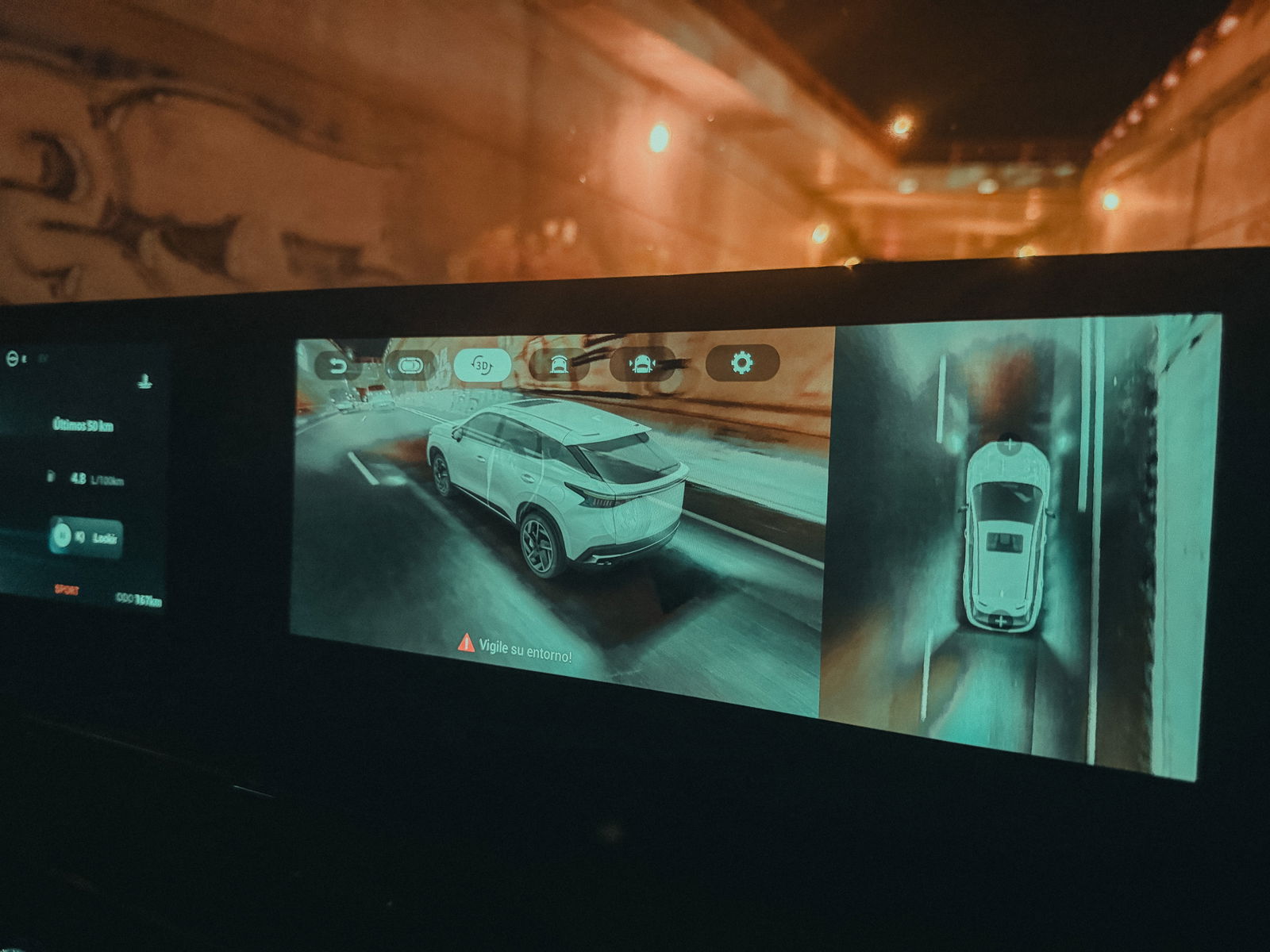 Los sistemas que nos muestran nuestra relación espacial con la carretera funcionan de forma perfecta