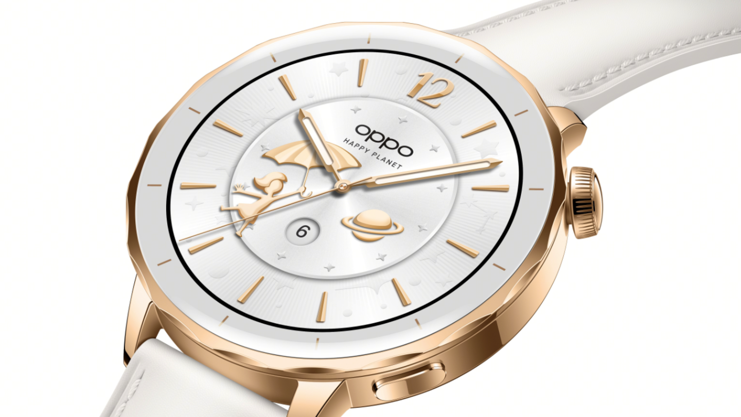 OPPO Watch X2 Mini en el modelo Glimmer Gold
