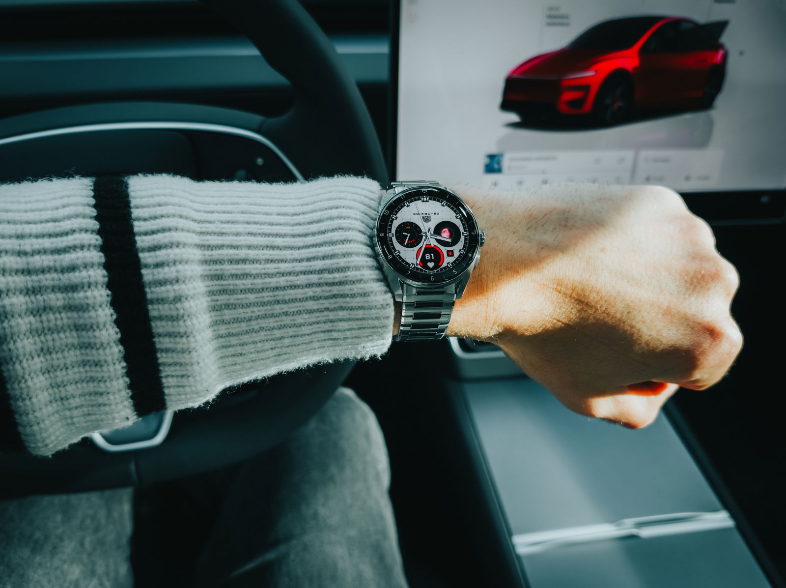 Pantalla del TAG Heuer Connected Calibre E5