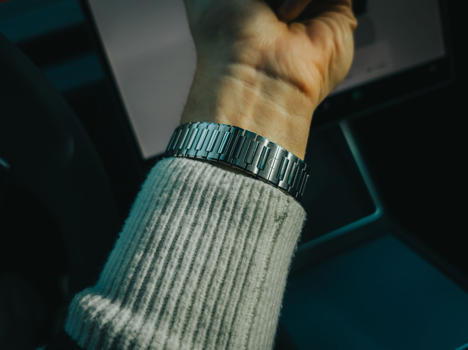 Parte trasera de la correa del TAG Heuer Connected Calibre E5