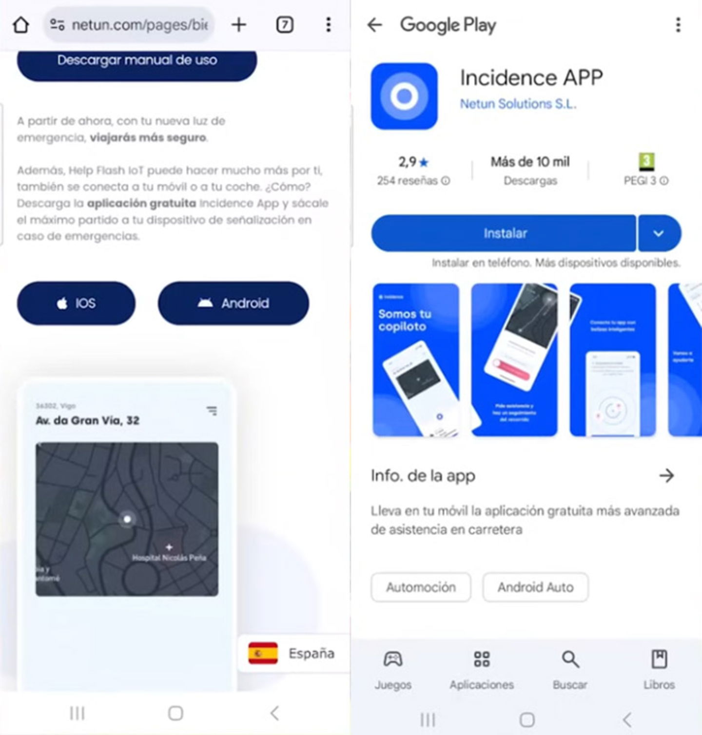 Paso 2 descarga la app oficial (Android o iOS)