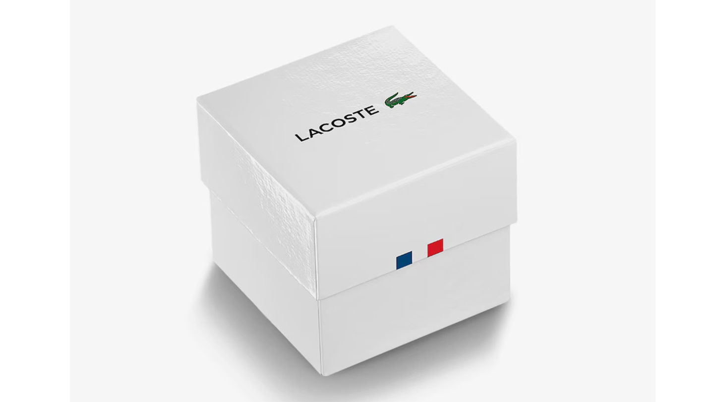 Su caja de 42 mm y su alta resistencia al agua convierten a este reloj Lacoste en el comodín que querrás llevar 24/7, con un precio que te costará creer