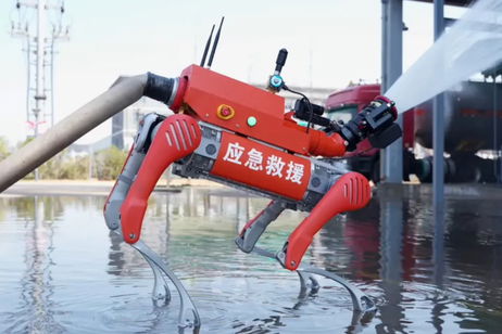 La robótica en China está en el siglo XXX: sustituyen a los bomberos por estos robots