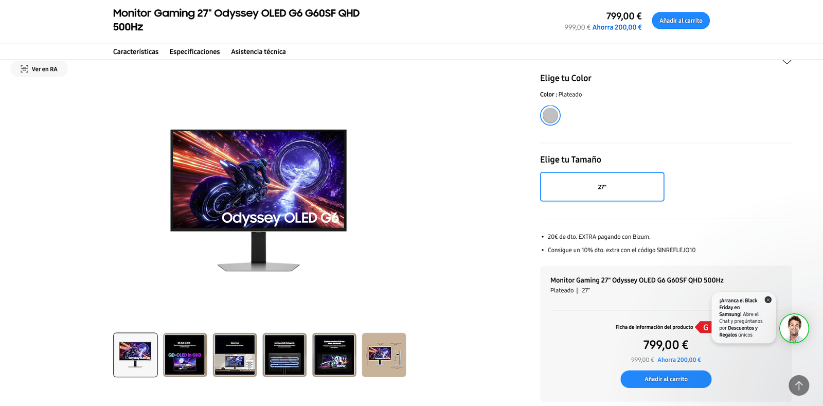 Análisis Samsung Odyssey OLED G6 (2025): la bestia con 500 Hz para jugar como nunca antes