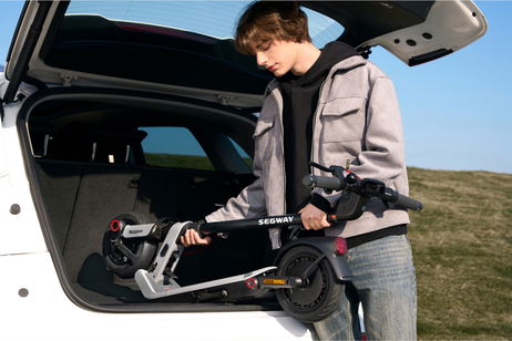 Rebaja brutal para el patinete eléctrico Segway con 45 kilómetros de autonomía y suspensión doble