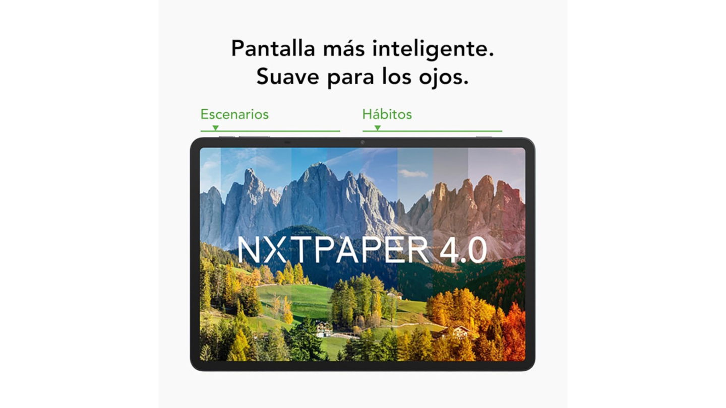 Pantalla tipo papel, 8.000 mAh y 256 GB: la TCL NXTPAPER 11 Plus es una tablet fantástica, que baja de precio