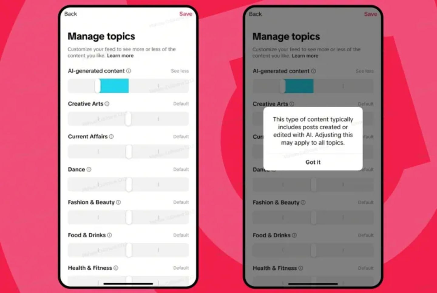 ¿Cuánto contenido generado por IA estás dispuesto a ver? TikTok te permitirá decidirlo