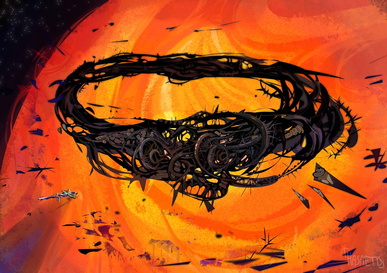 Rorschach según el artista Twif of Fir