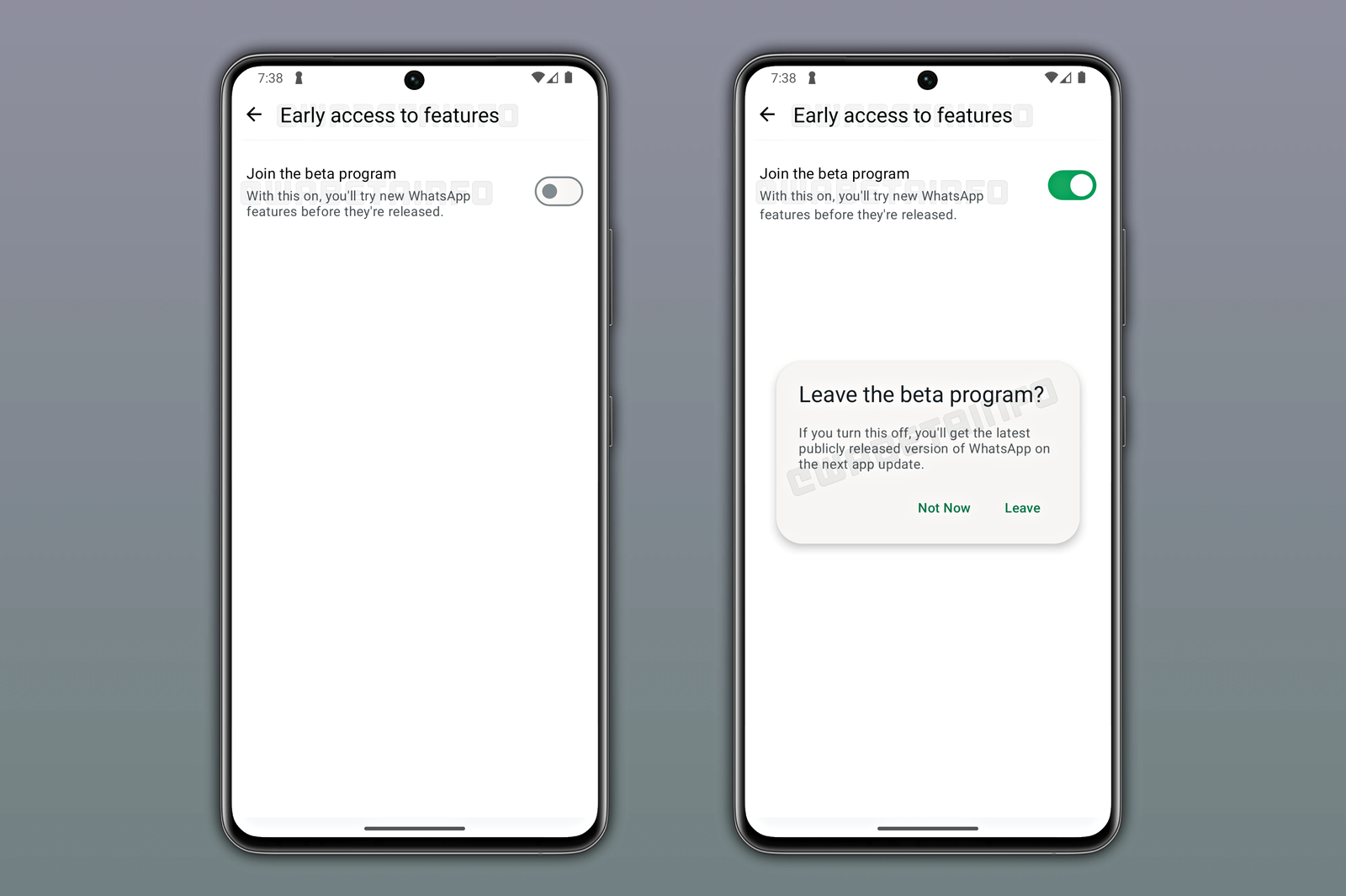 Unirte al acceso anticipado de funciones será tan fácil como deslizar un botón