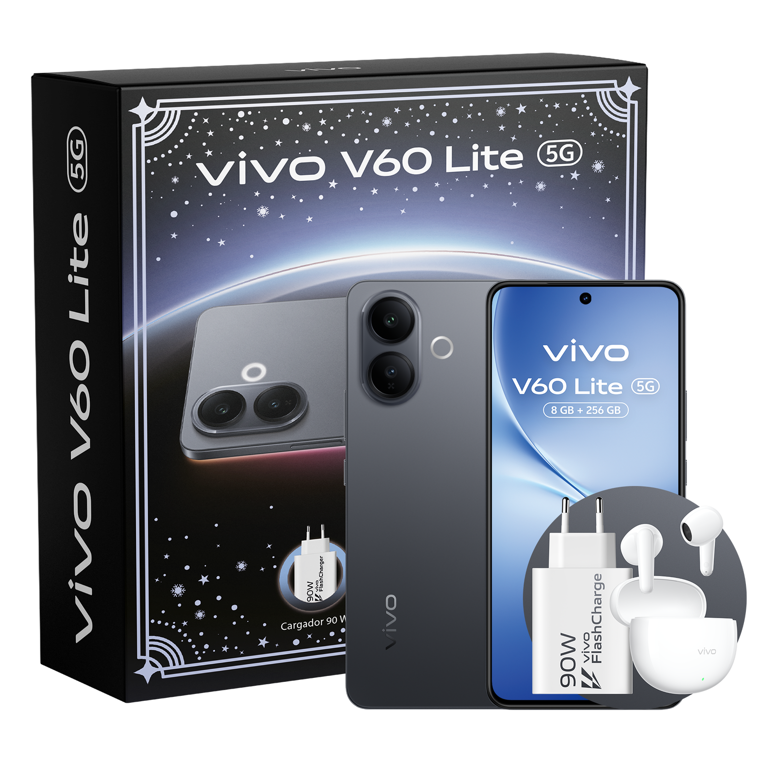 Ilumina tu Black Friday con el nuevo vivo V60 Lite 5G: asequible, con Aura Light y batería (casi) infinita