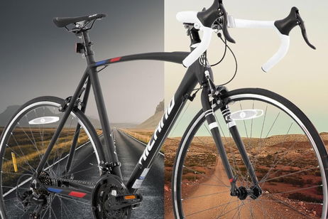 Esta es la bici de carretera que convence a cualquiera, con cuadro de aluminio, 14 velocidades y más de 190 euros de descuento