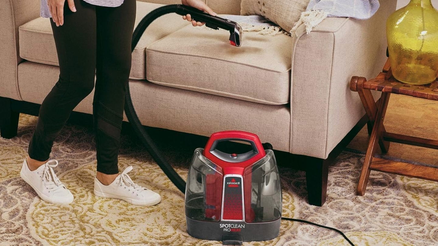 BISSELL SpotClean ProHeat sofa