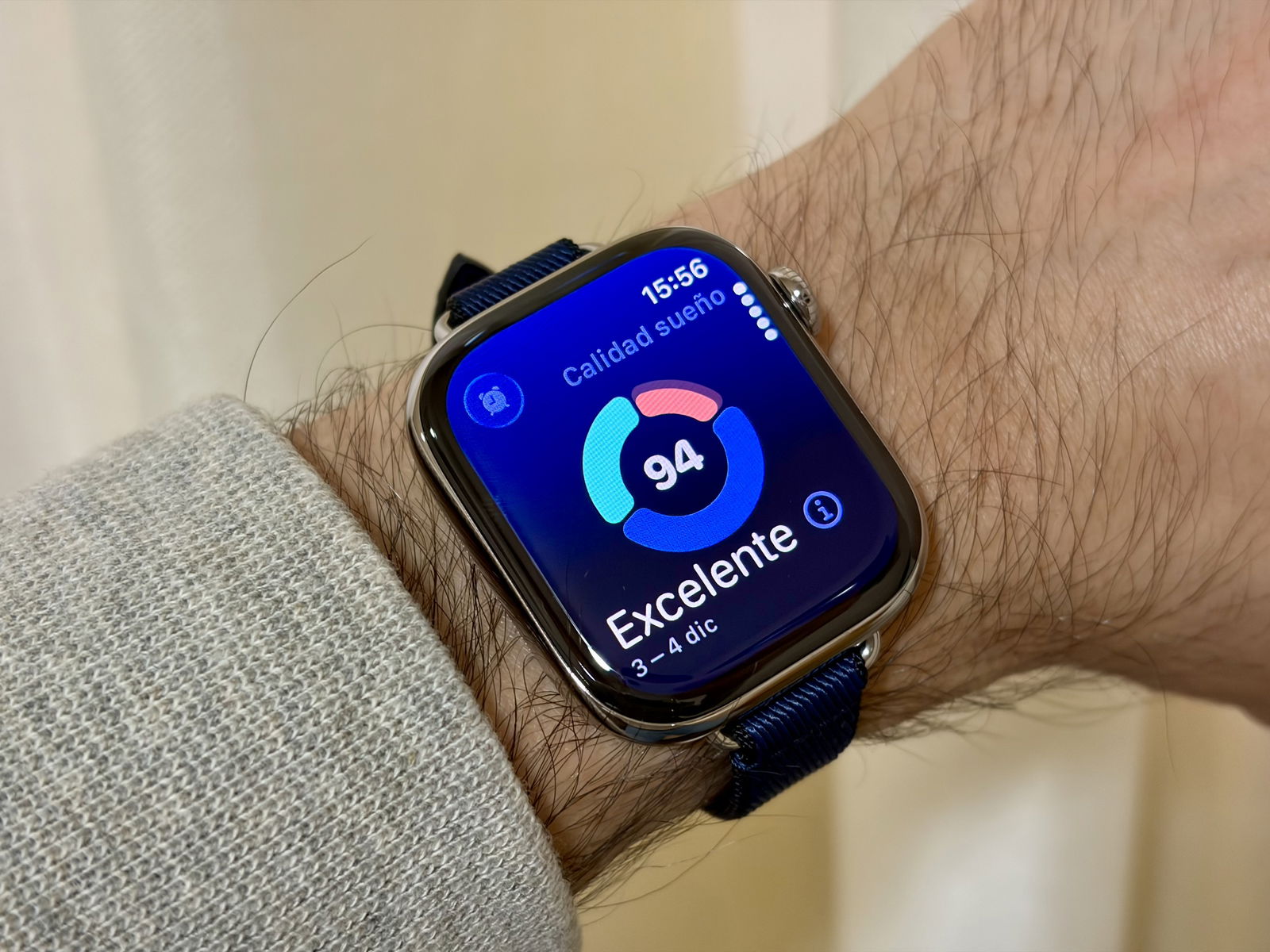 Calidad del sueño del Apple Watch