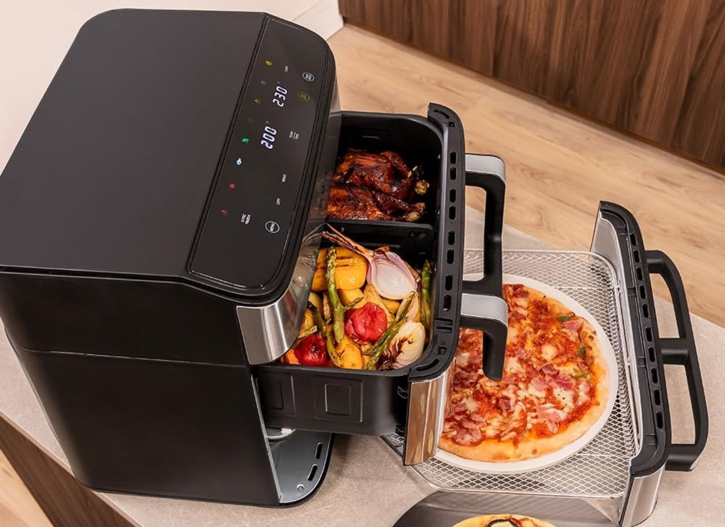 Cecofry FoodCourt 18000 4Pizza+ doble