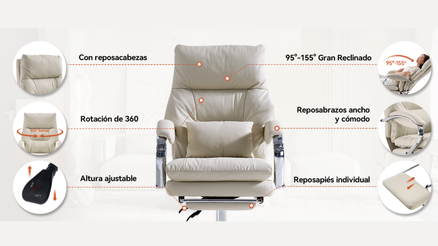 EMIAH Silla de Oficina Ejecutiva