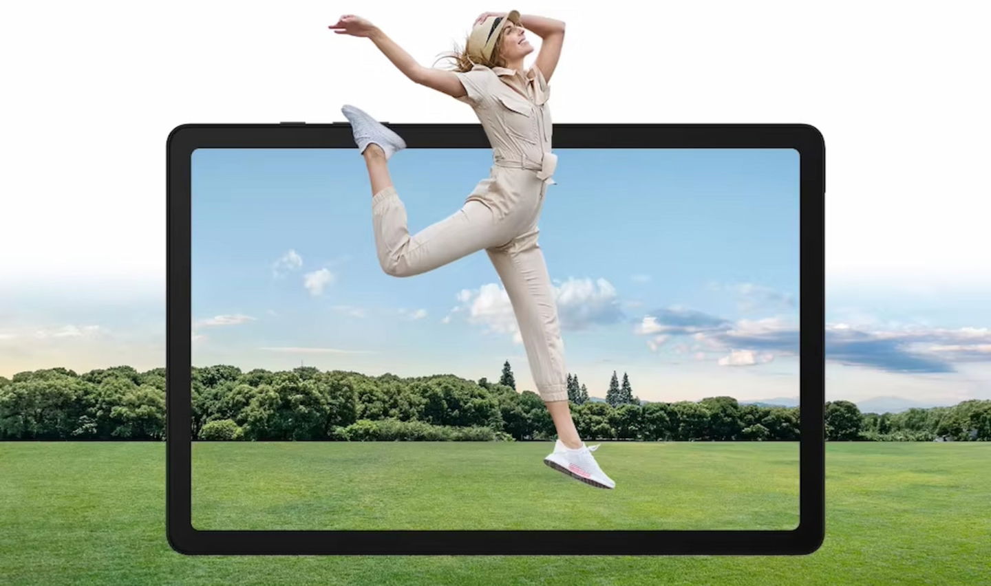 Esta tablet de Samsung tiene una gran pantalla para disfrutar contenido multimedia