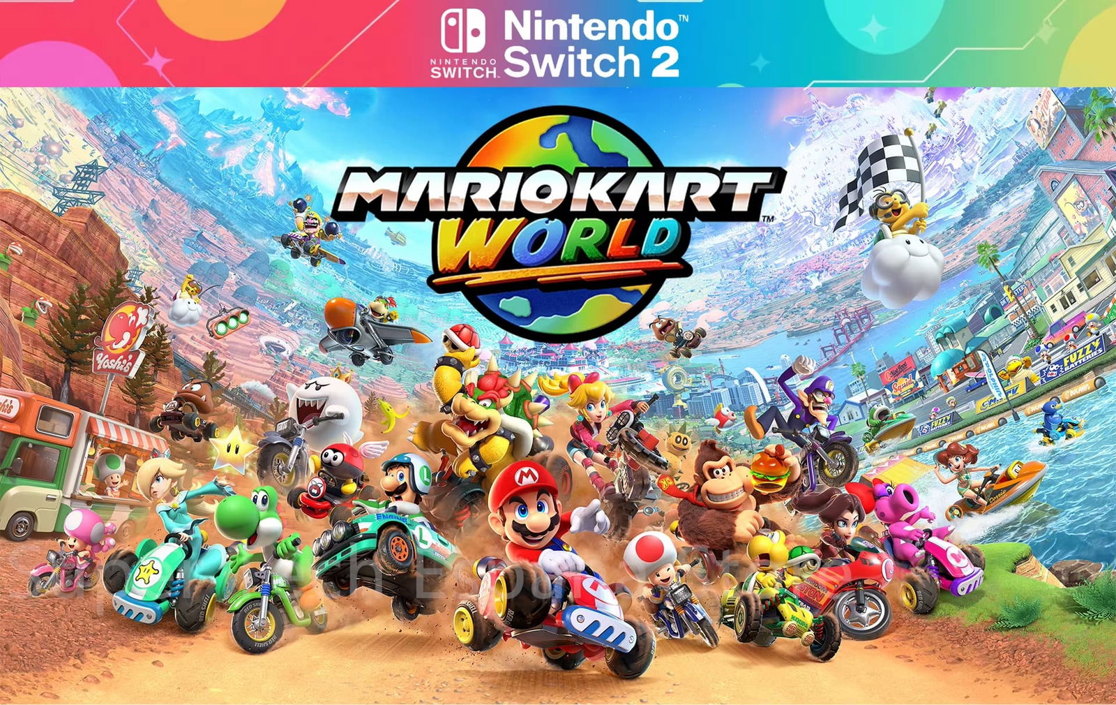 Este Bundle incluye también el aclamado Mario Kart World