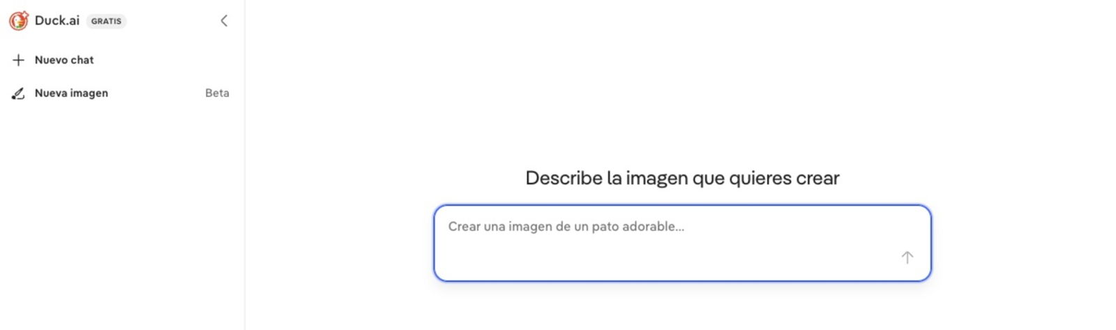 Generador de imágenes DuckDuckGo