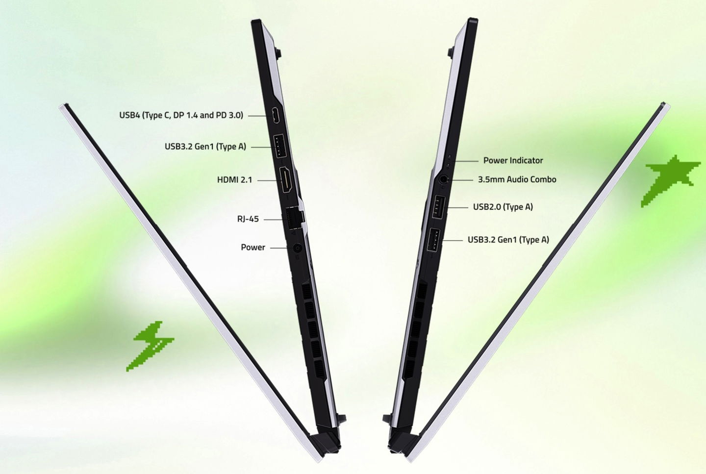 Gigabyte Aero X16 2WH puertos