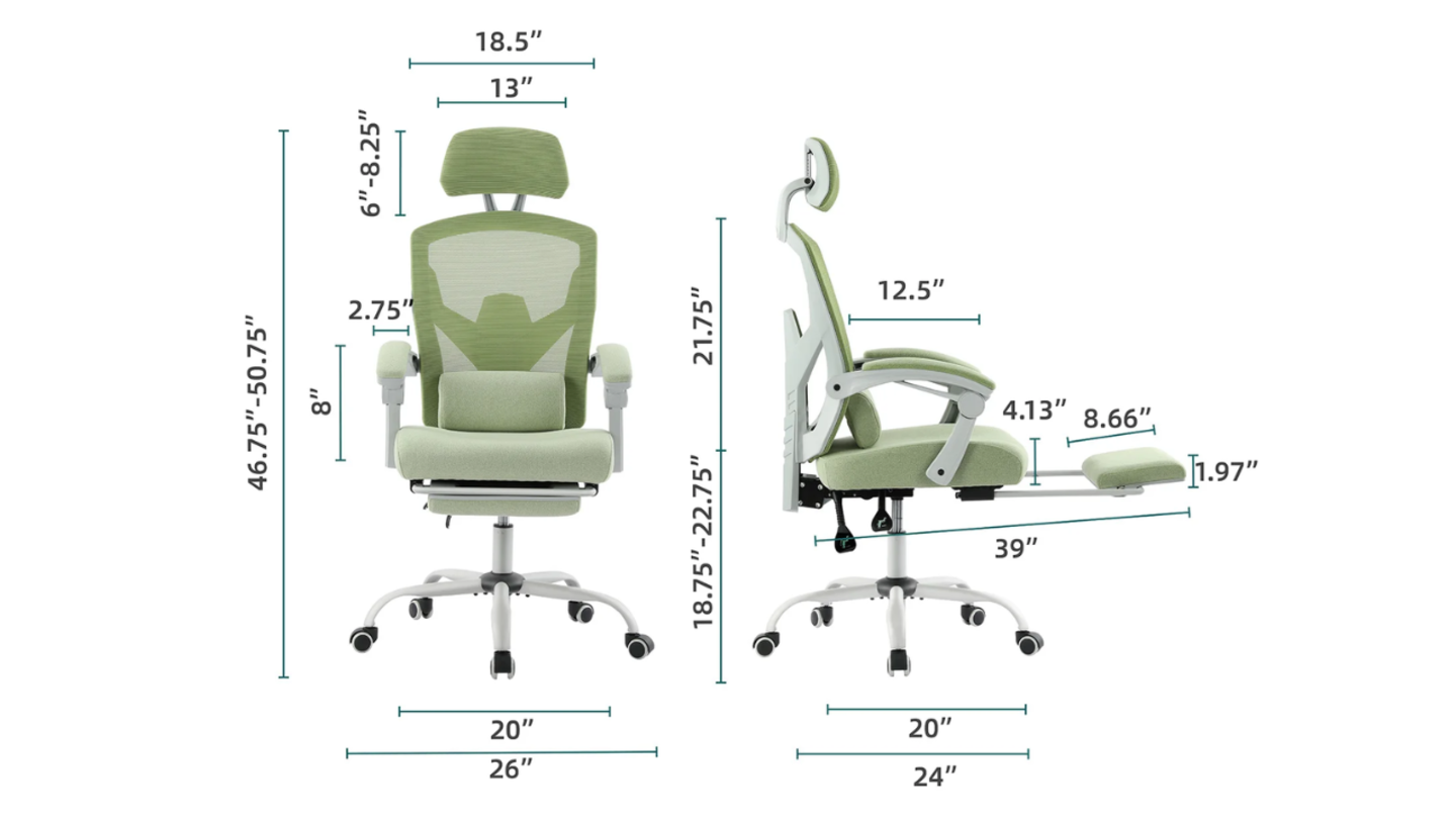 Si tu espalda hablara, pediría esta silla: respaldo reclinable, soporte lumbar y comodidad real para pasar horas sentado