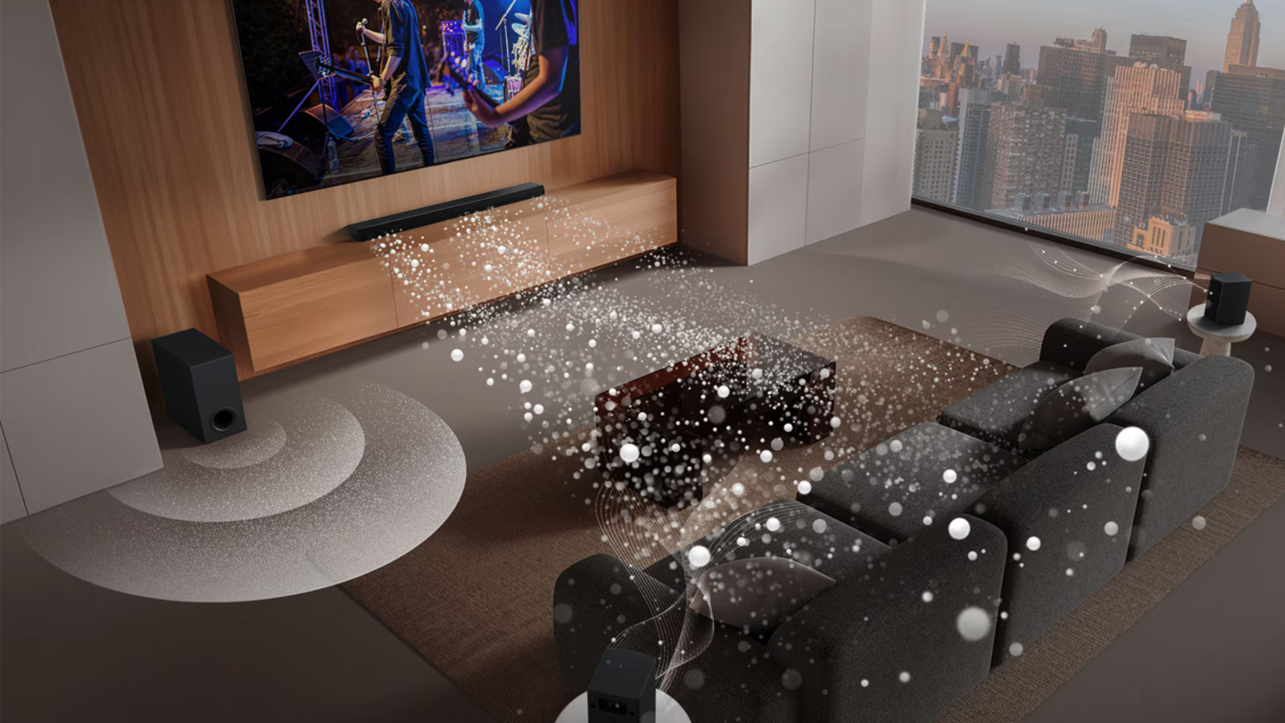 440 W, subwoofer inalámbrico y altavoces traseros por 199 euros: una de las mejores opciones si buscas barra de sonido