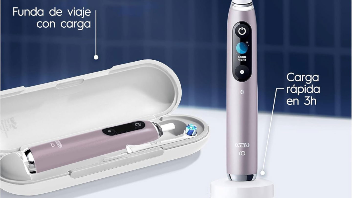 Este es el cepillo eléctrico de Oral-B de gama alta que ahora cuesta 110 euros menos, con funda de carga para viaje incluida