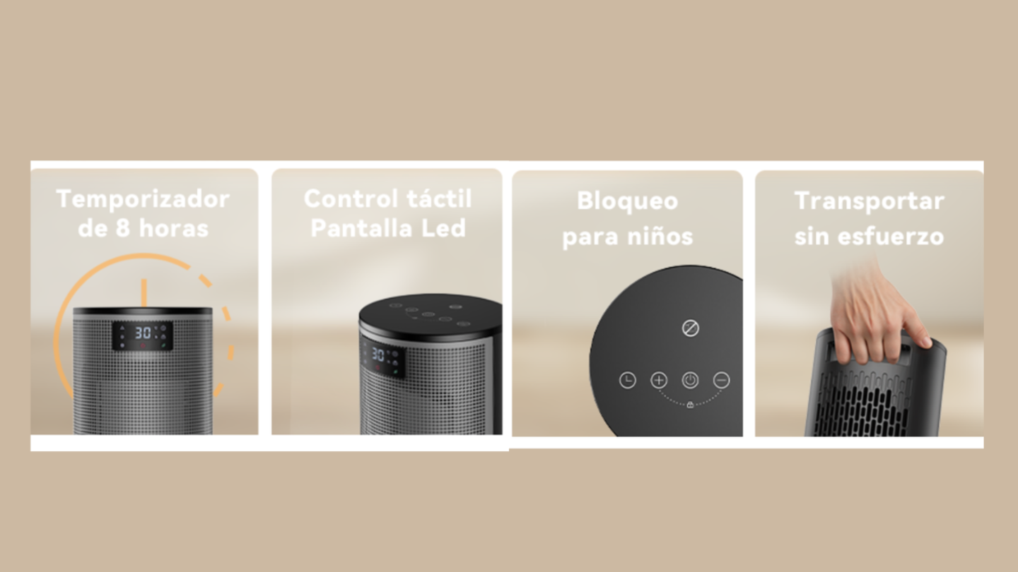 He encontrado el calefactor perfecto para invierno, y encima es compacto y cerámico