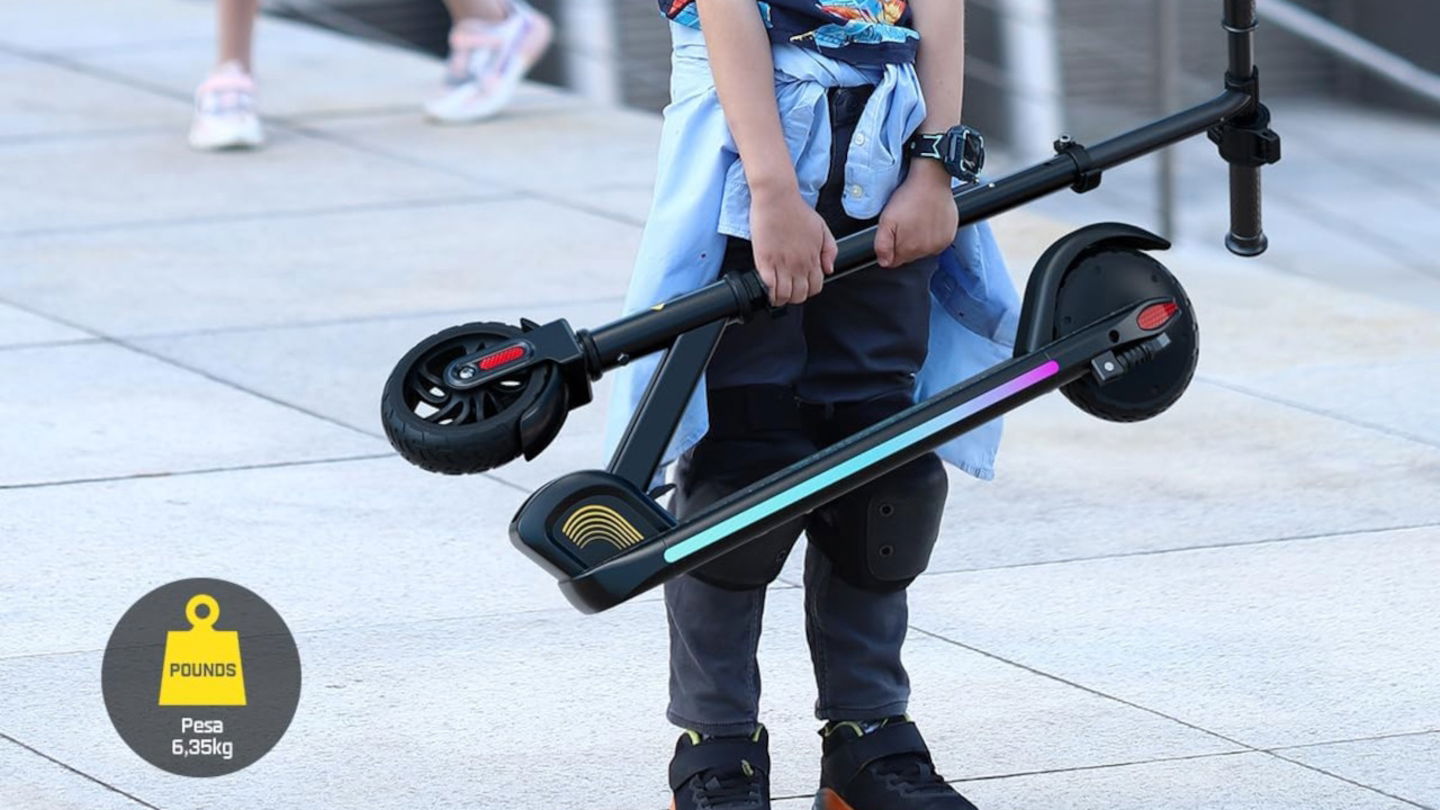 El patinete eléctrico para niños que combina diversión, seguridad y autonomía está a un precio súper competitivo
