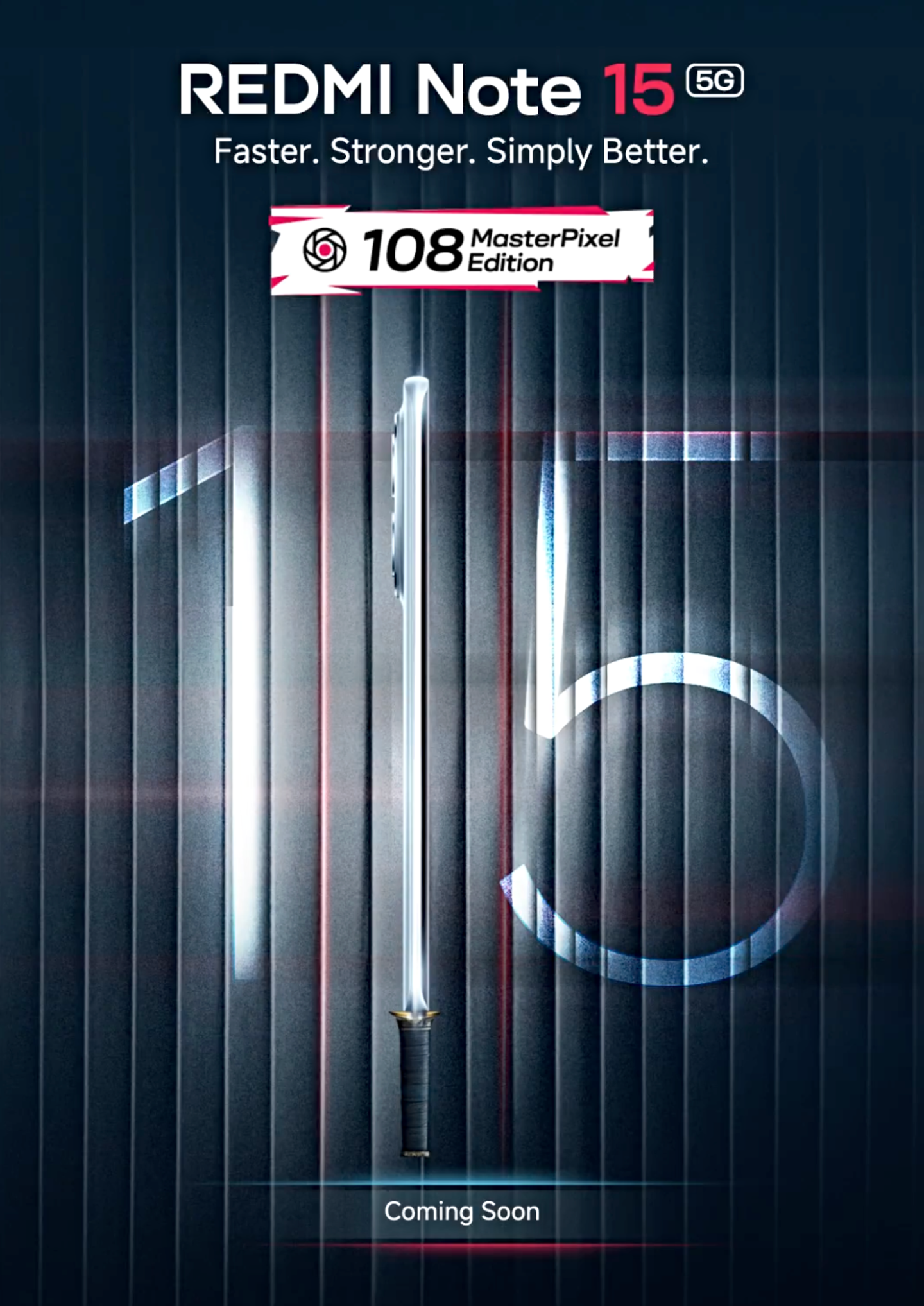 Póster oficial del Redmi Note 15 5G