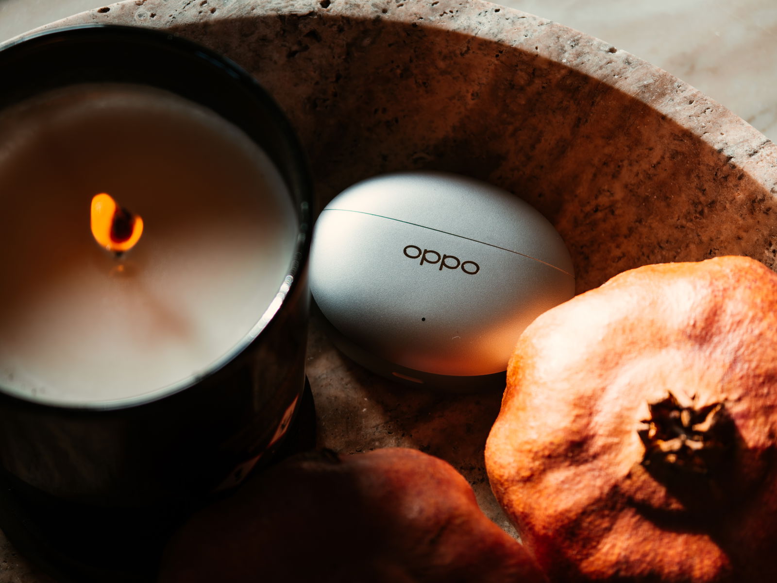 Primer plano de los auriculares