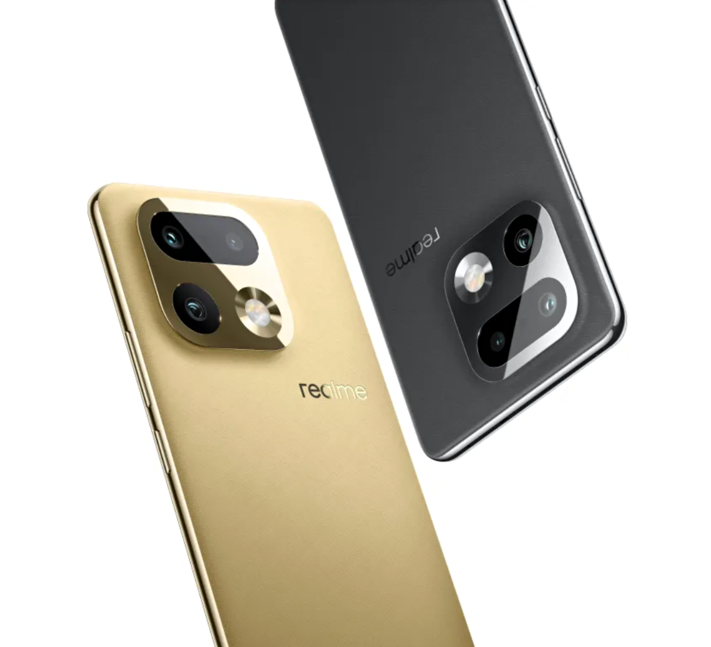 realme Note 16 Pro dorado y gris