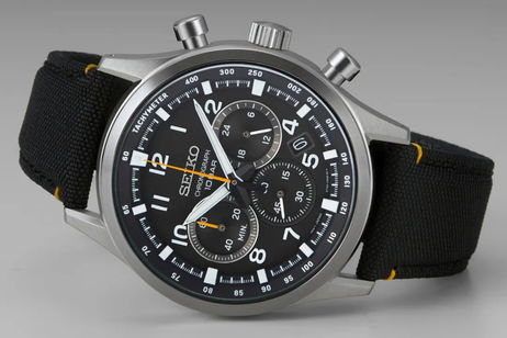 Ofertón en Amazon para un cronógrafo japonés icónico, con caja de acero inoxidable y cristal de zafiro