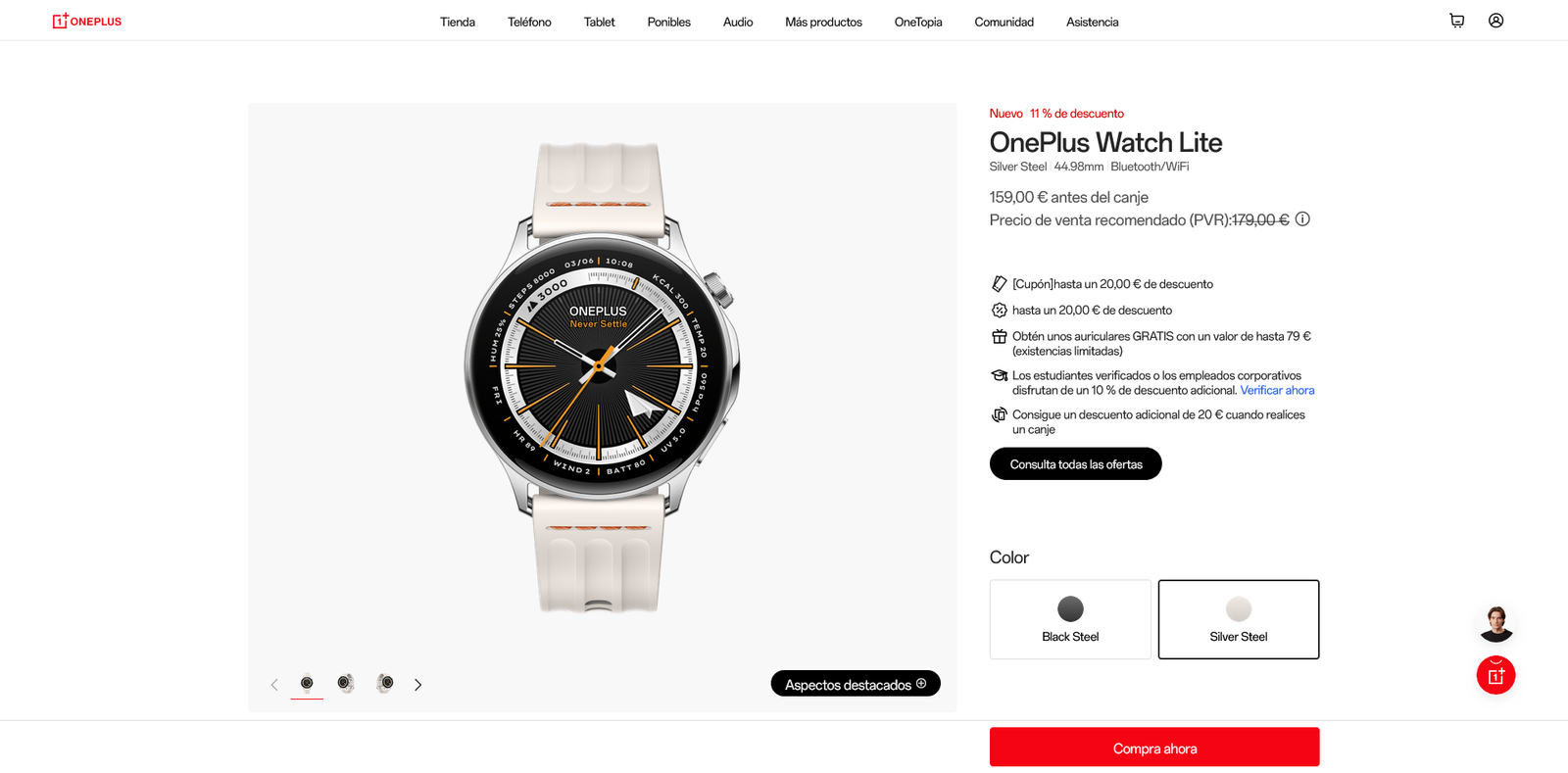 Análisis OnePlus Watch Lite: una apuesta asequible que saca músculo en comodidad, batería y deporte
