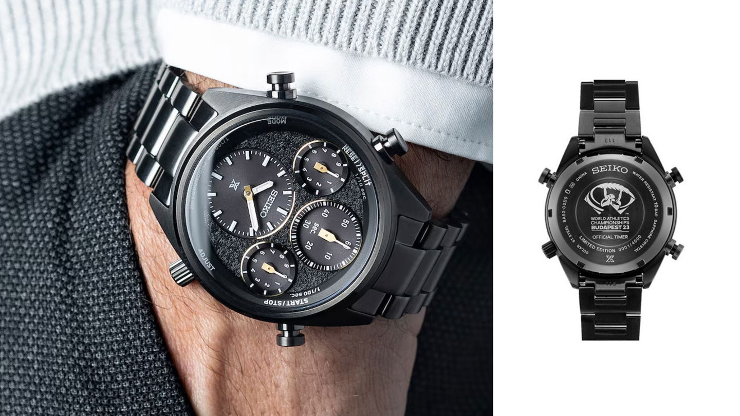 Este Seiko, edición limitada del Mundial de Atletismo de Budapest, baja por sorpresa a la mitad en una oferta histórica