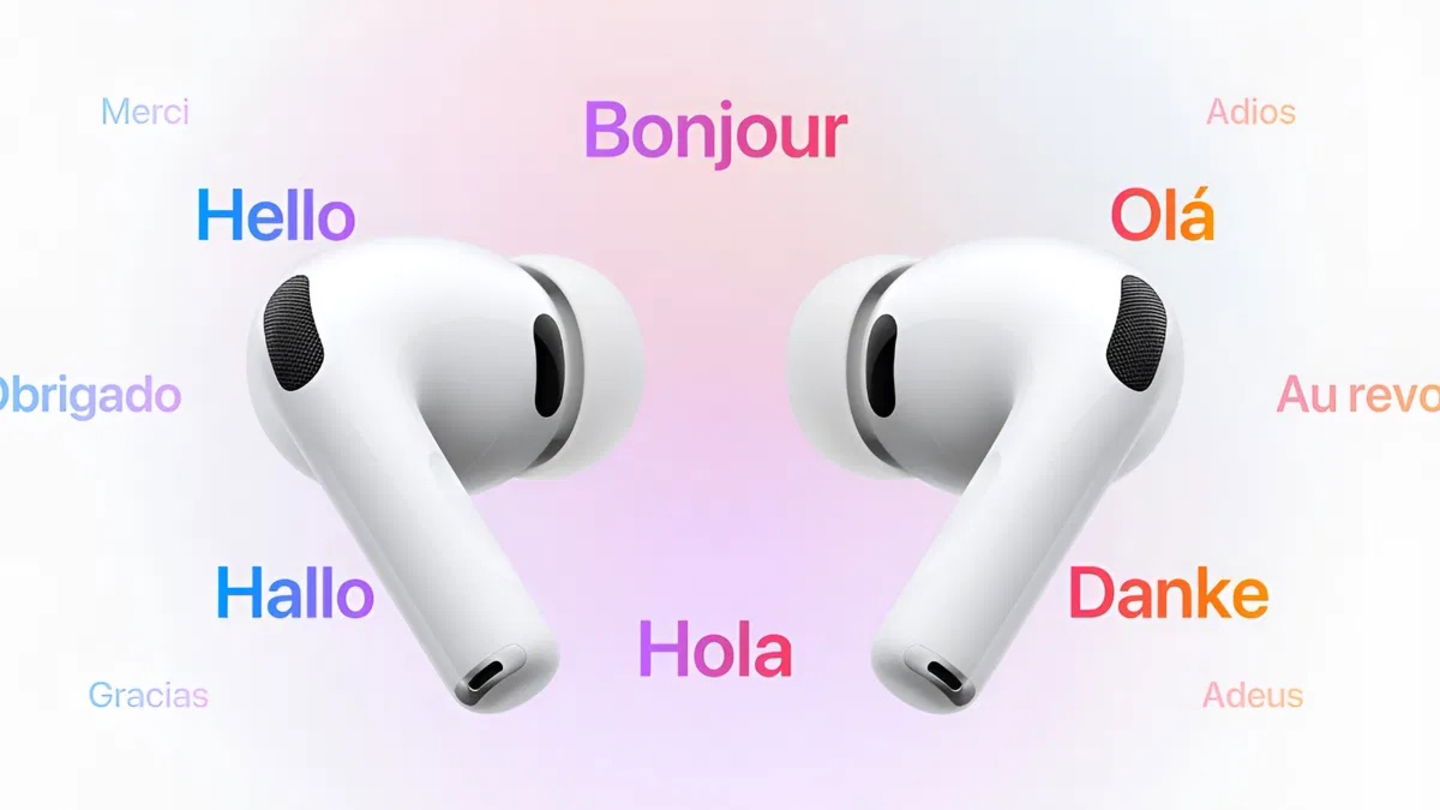 Traducción tiempo real airpods